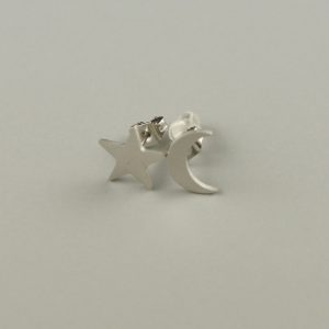 Moon star earrings