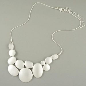 Darly short silver necklace
