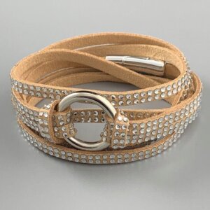 Cher beige stud bracelet