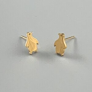 Adelie gold studs