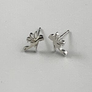 Silver fairy earrings