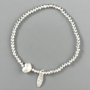 Tiffany silver heart bracelet